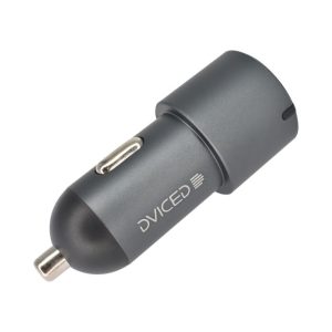 Dviced Car charger 60W 2 USB-C 1 USB-A - Gray  Gray