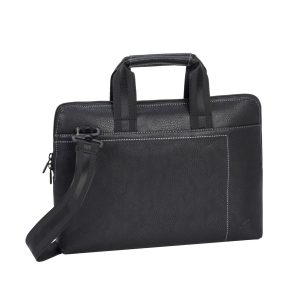 RivaCase 8920 Slim Laptop Bag 13.3 - Black  Black