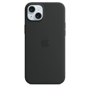 iPhone 15 Plus Silicone Case with MagSafe - Black  Black